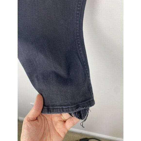 Hollister Womens Jeans Size 26 High Rise Slim Straight Washed Gray/Black - Picture 4 of 10